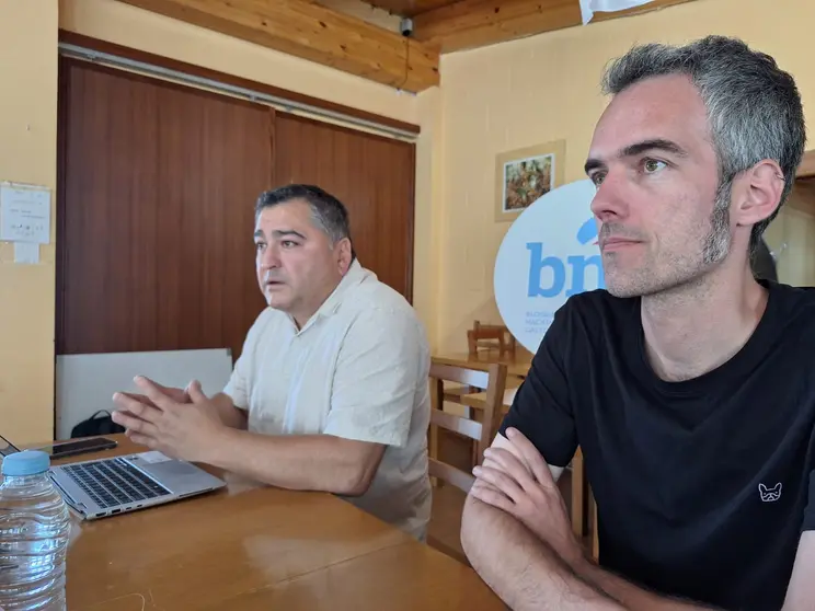 Xos&eacute; M. Golpe (deputado) e Marco Schaal (portavoz municipal)