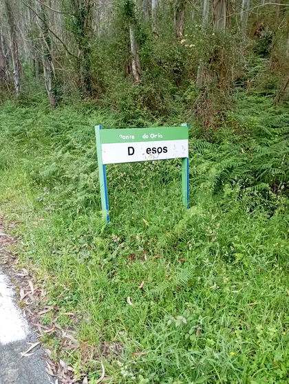 Sinais nas parroquias (Devesos - Couzadoiro)
