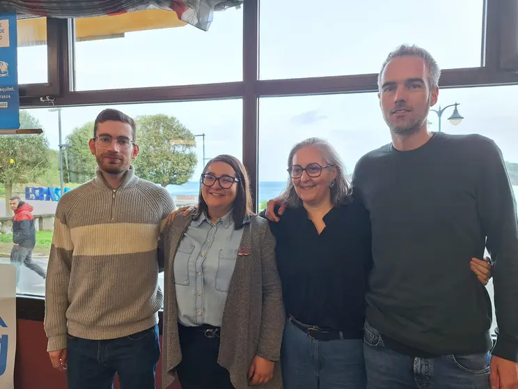 Manu, Fani, Pilar e Marco