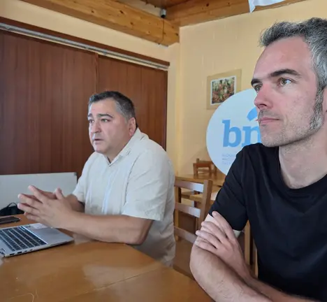 Xos&eacute; M. Golpe (deputado) e Marco Schaal (portavoz municipal)