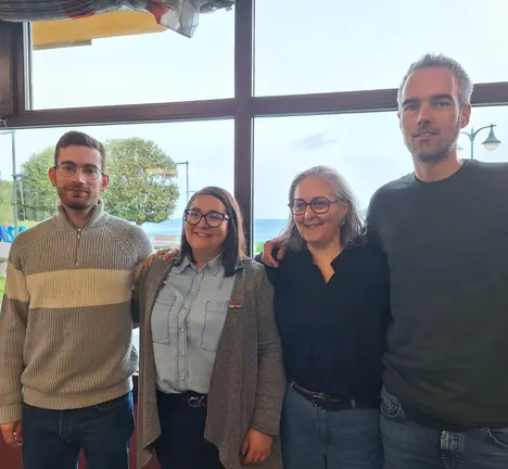 Manu, Fani, Pilar e Marco